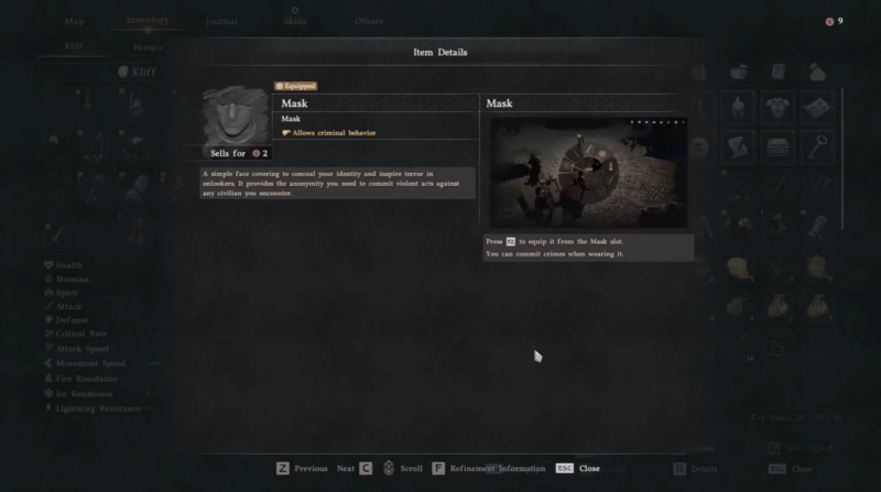 Gilliam Rapier location in Crimson Desert