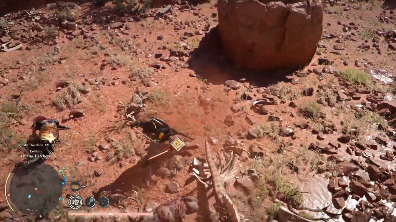 Giant Red Iguana Mount Location and Taming Guide - Crimson Desert 