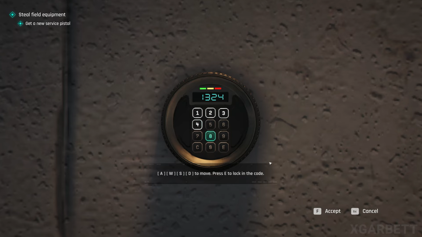 Q-08 Armoury Door code solution in 007 First Light - Man of the Hour mission
