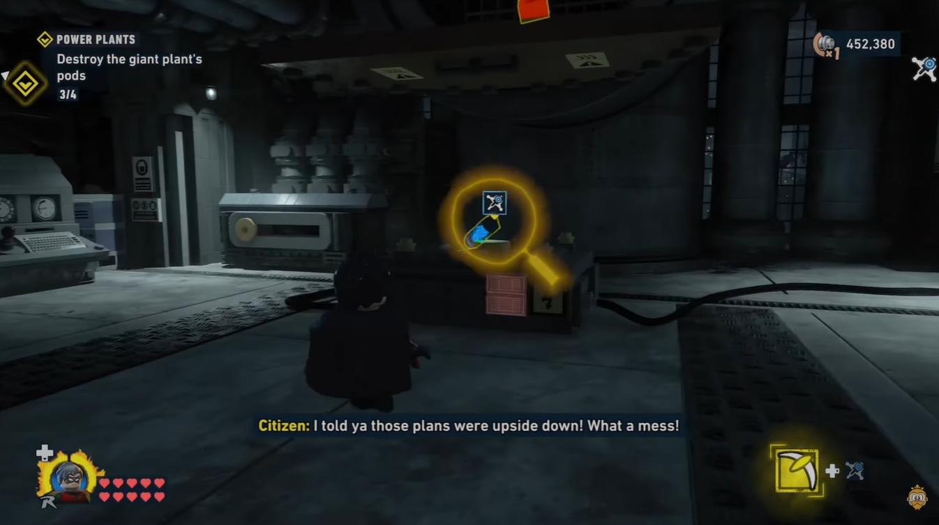 LEGO Batman Legacy of the Dark Knight: Kiteman Red Brick Location and Power Plant Modifier Unlock Guide