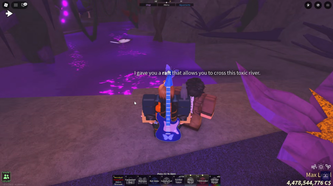 How to Go to Living Garden in Fisch: All Requirements, Toxic Raft, and Quest Explained