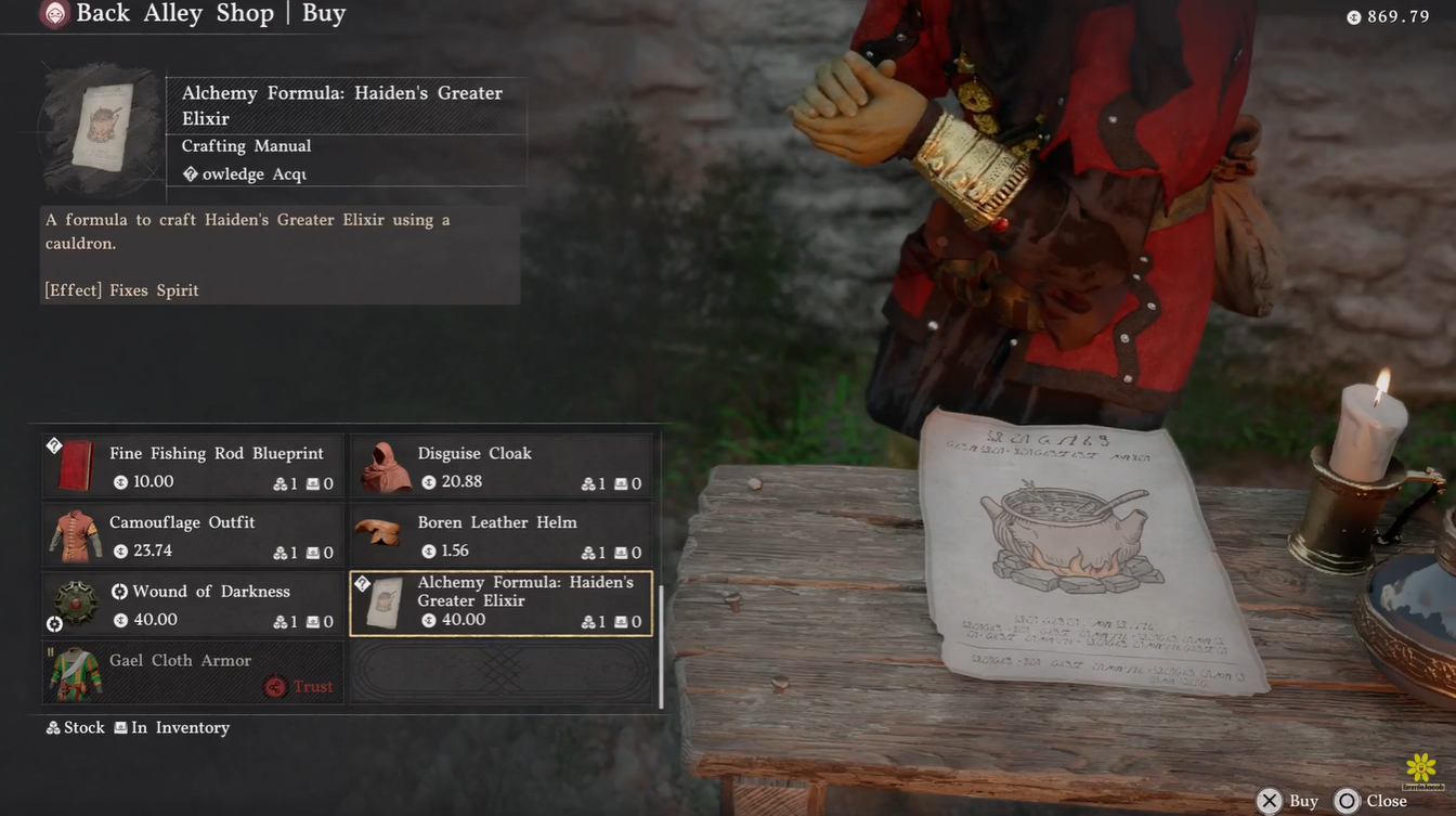 Crimson Desert Haiden’s Greater Elixir Recipe Location and Crafting Guide