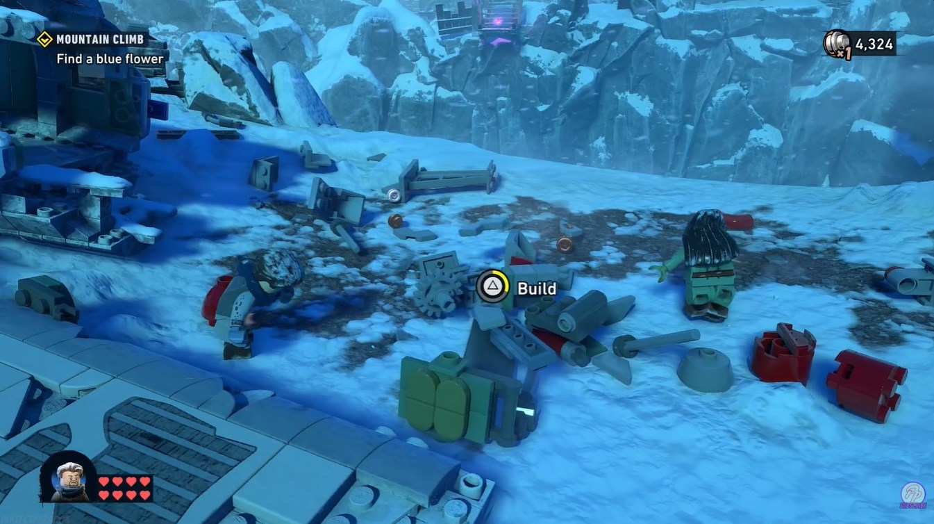 How to Use the Launcher Parachute in Mountain Climb LEGO Batman Legacy Dark Knight