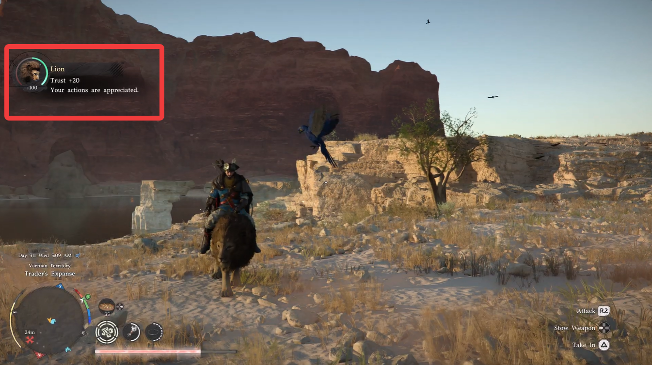 Lion Mount Guide - Location, Taming, and Trust System - Crimson Desert
