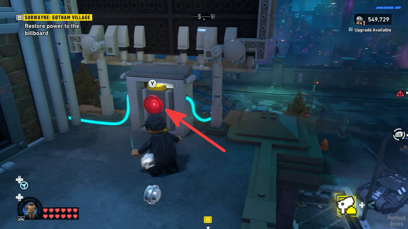 LEGO Batman Legacy of the Dark Knight Unlock Subwayne in Robinson Park in Gotham Village