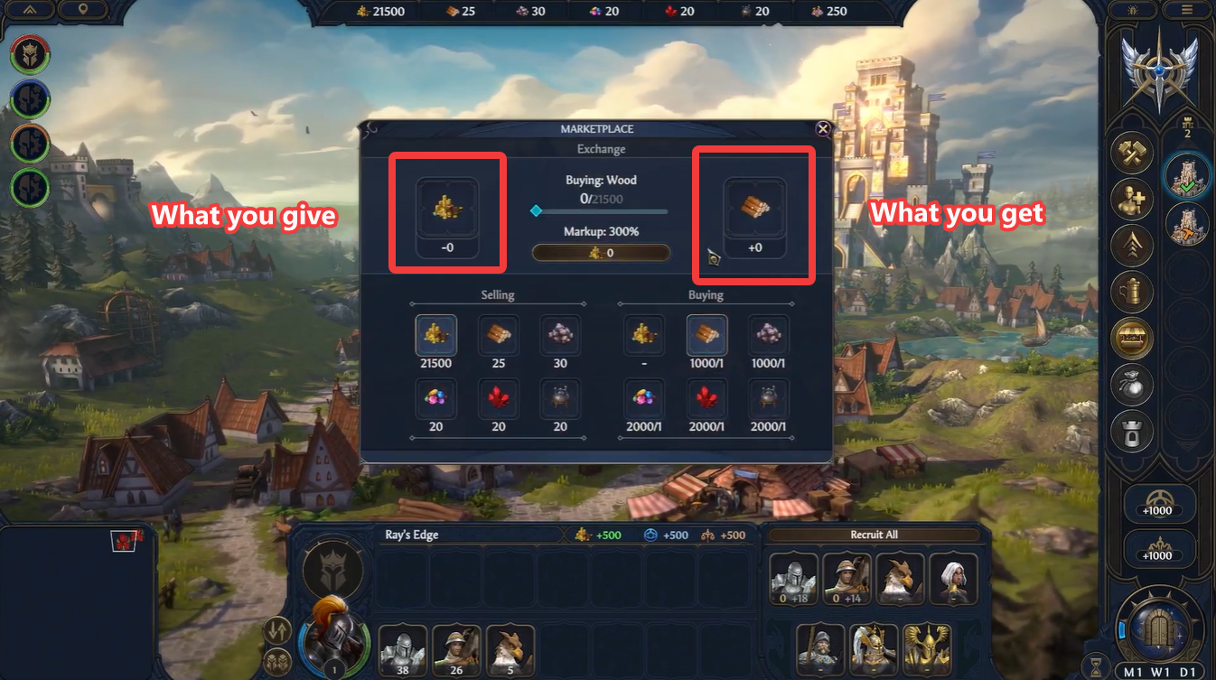 How to Trade, Buy, and Sell Resources in Heroes of Might and Magic Olden Era