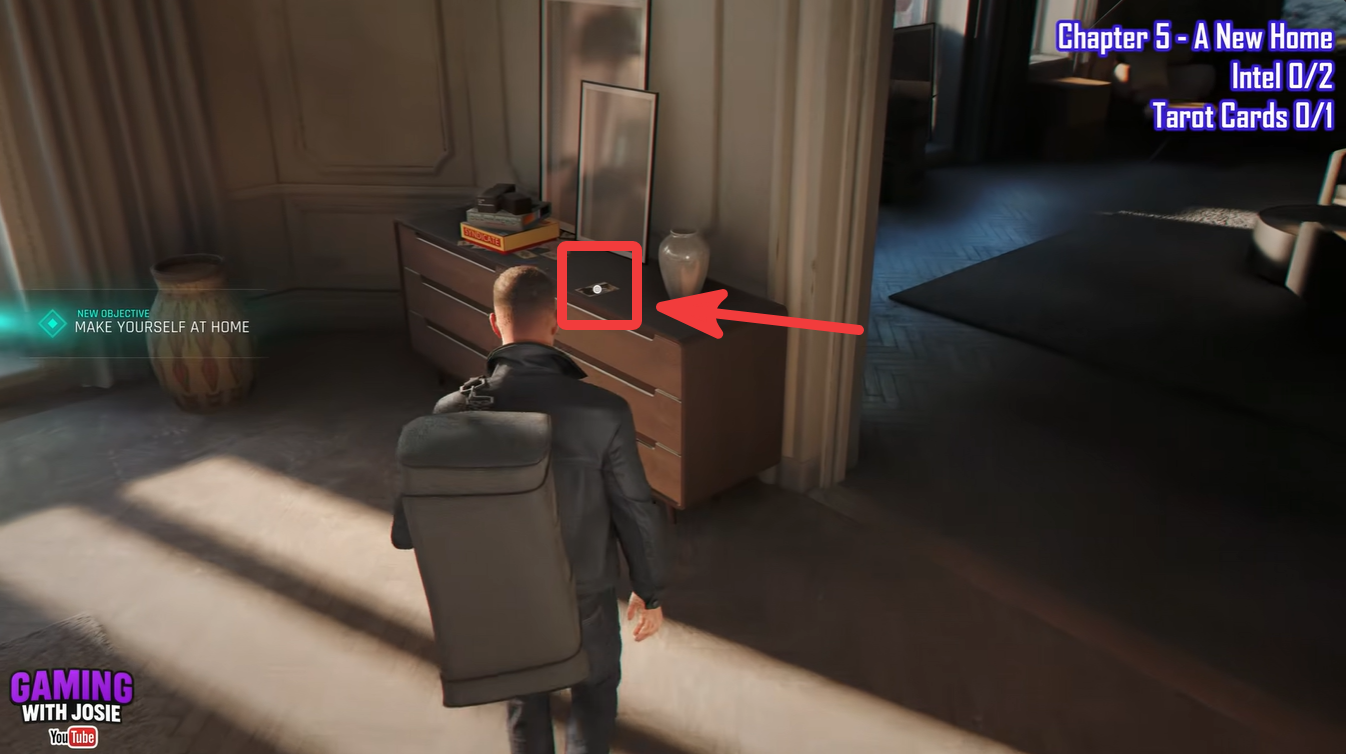 Finding family photo collectible in 007 First Light Chapter 5 - A New Home