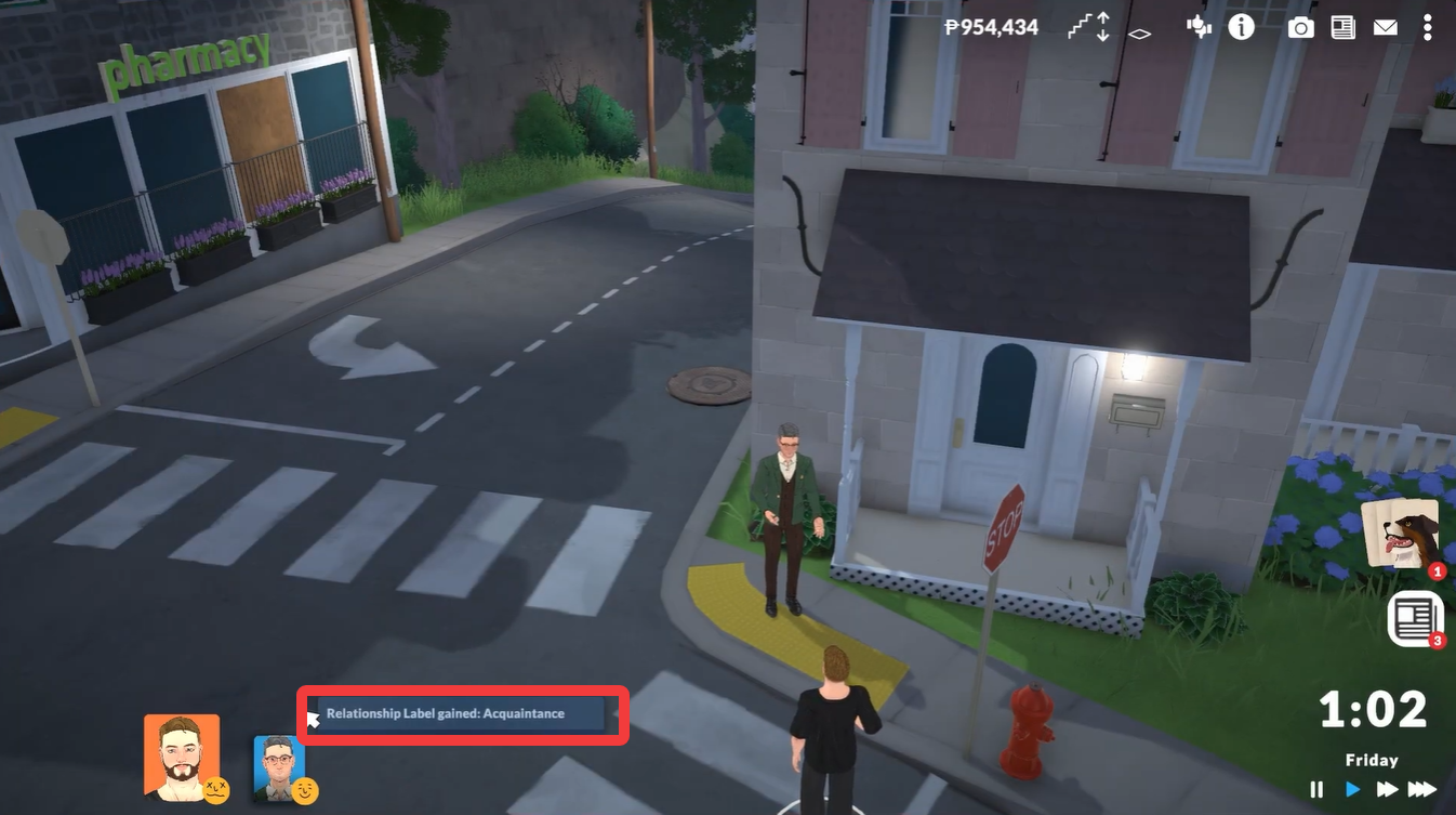 Acquaintaince confirmed in paralives