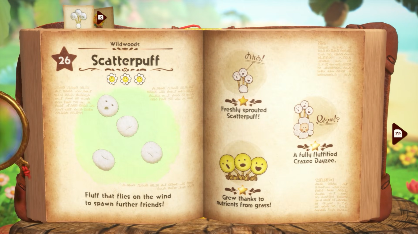 Yoshi anf the Mysterious Book - all Scatterpuff Flowers in Wildwoods
