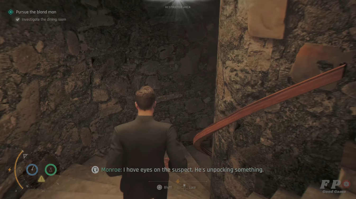 Chapter 8 dining room investigation puzzle walkthrough in 007 First Light