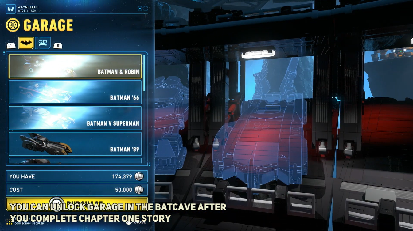 How to Unlock the Vehicle Garage in LEGO Batman Legacy of the Dark Knight