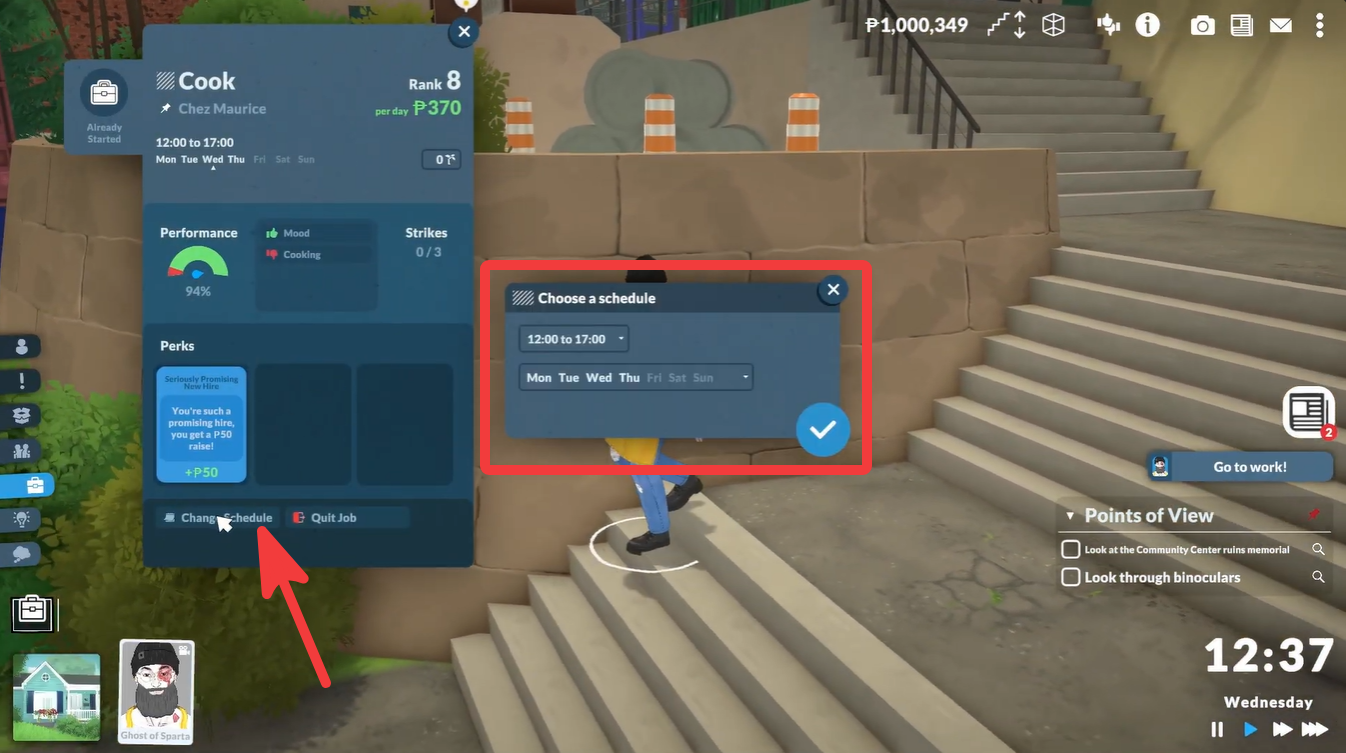 Paraalives schedule timings menu