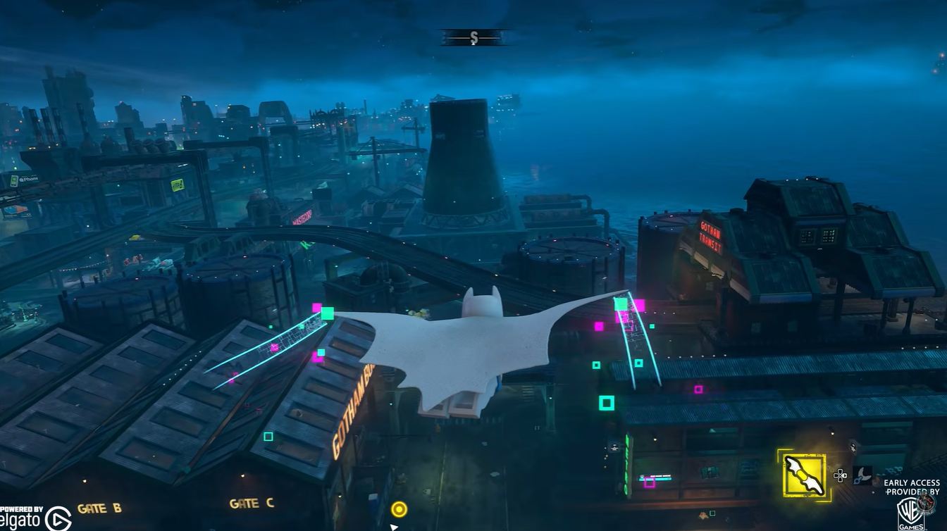Flying using the Lego Batman movie suit in LEGO Batman Legacy of the Dark Knight