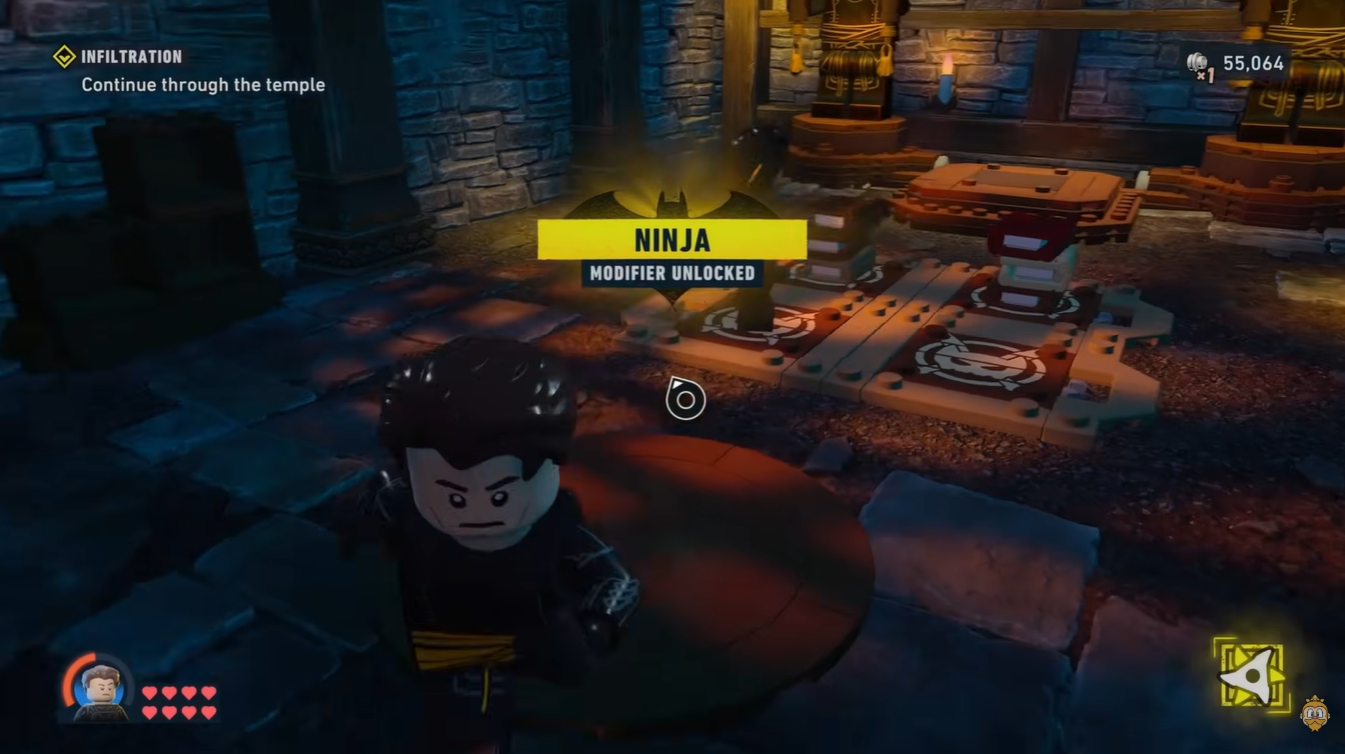 LEGO Batman Legacy of the Dark Knight: Ninja Modifier Unlock Guide and Red Brick Location