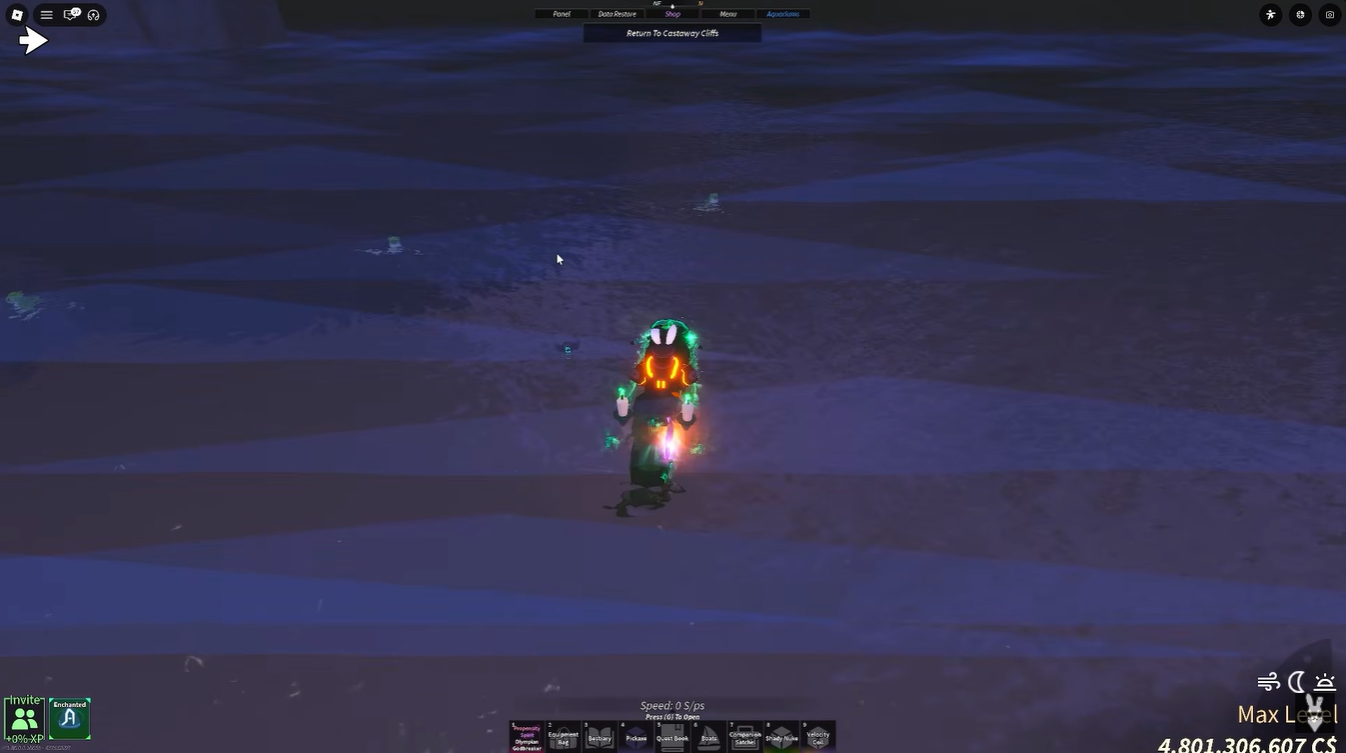 Moss lurker event in Fisch
