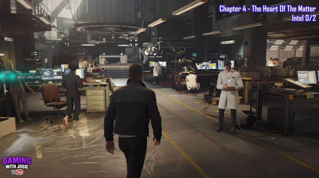 Roaming inside the Q-Lab in 007 First Light Chapter 4 The Heart of the Matter