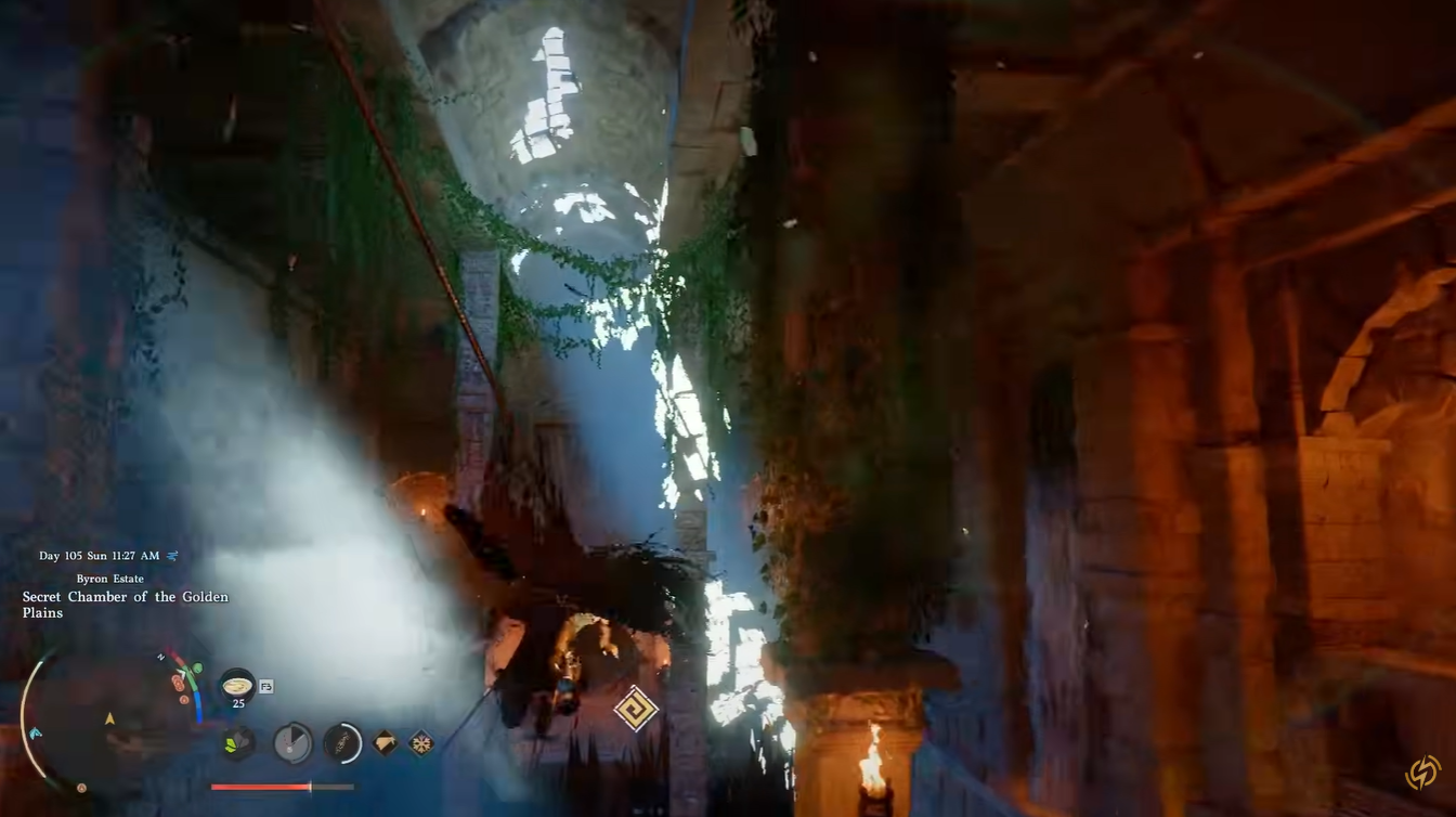 Finding the puzzle inside the Secret Chamber of Golden Plains in Crimson Desert
