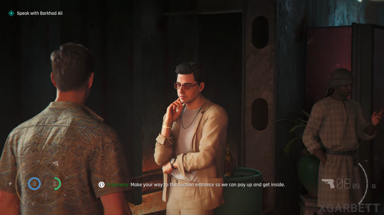 Shroud cameo in 007 First Light
