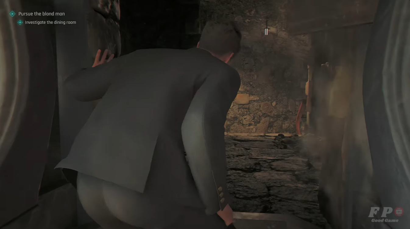 Hidden fireplace mechanism unlocking after solving the chimera puzzle in 007 First Light