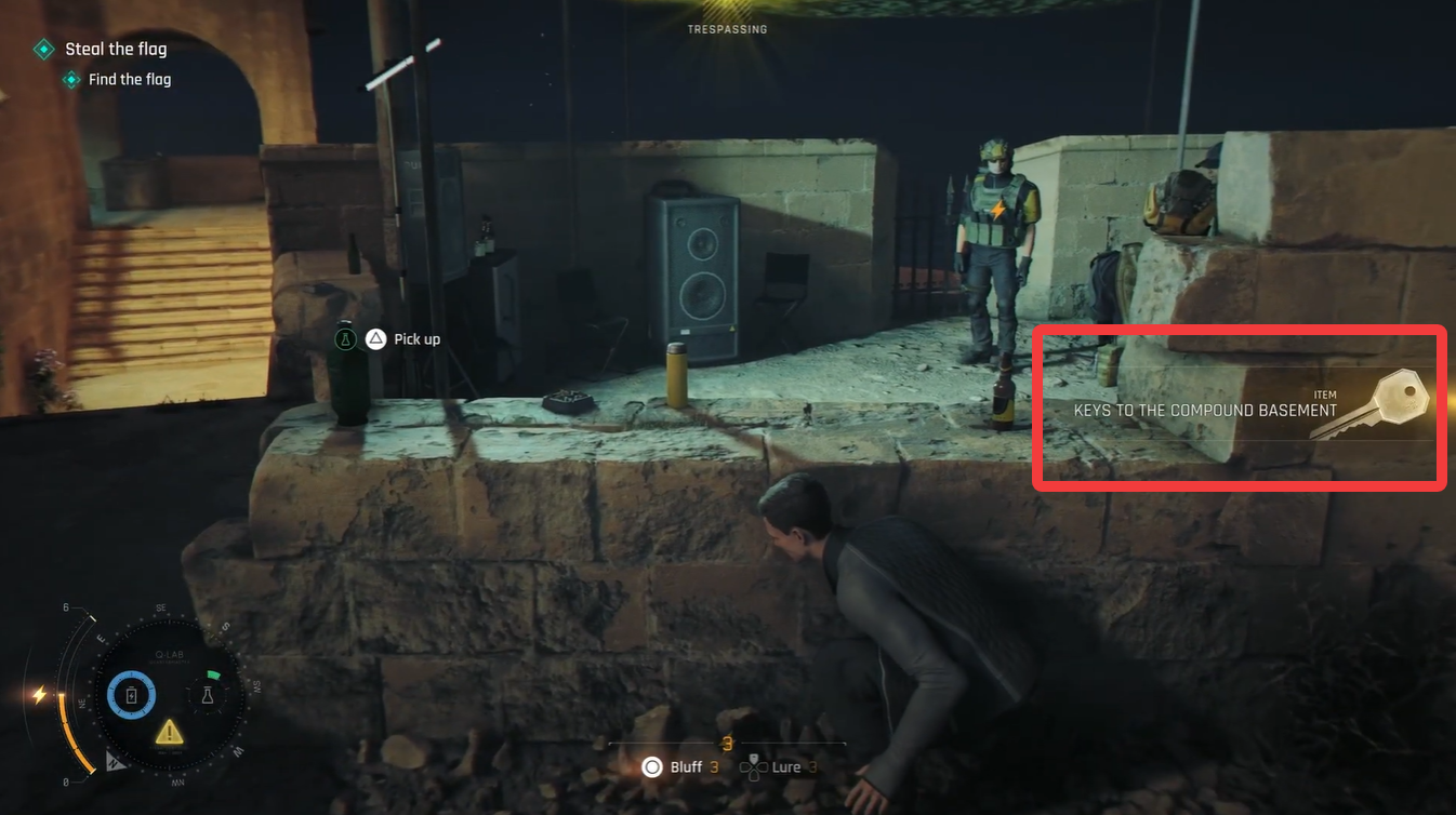 Getting the Compound Basement Key in 007 First Light Chapter 5 - A New Home