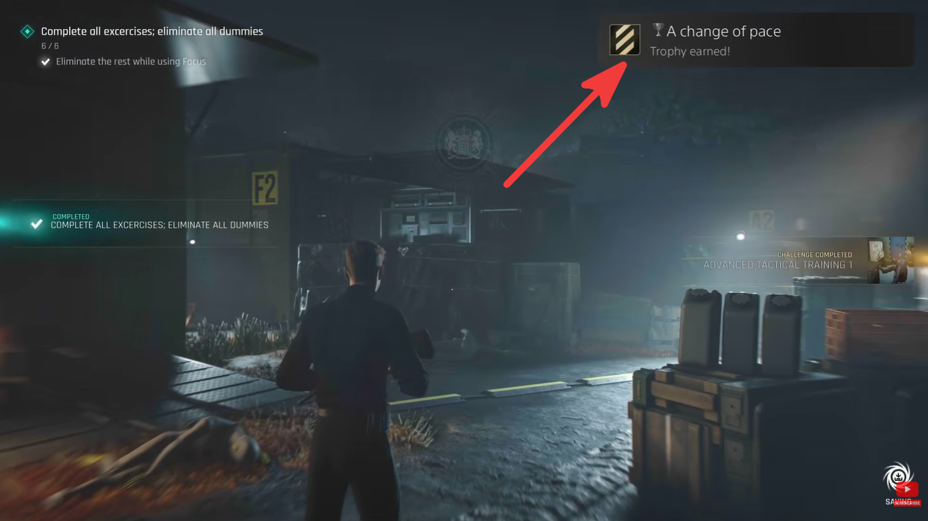 A change of pace trophy unlocks on reaching clearance level 1 mission completion
