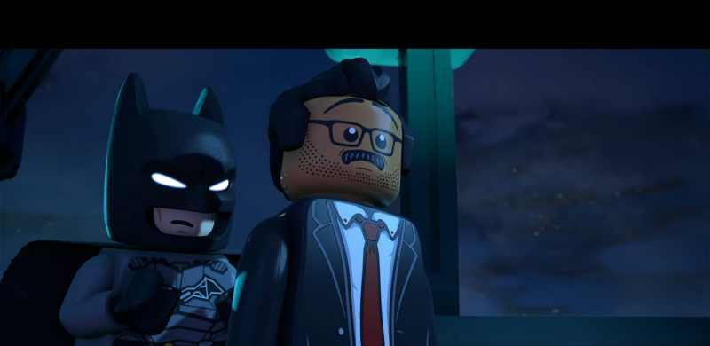LEGO Batman Legacy of the Dark Knight main menu showing pre-order bonus