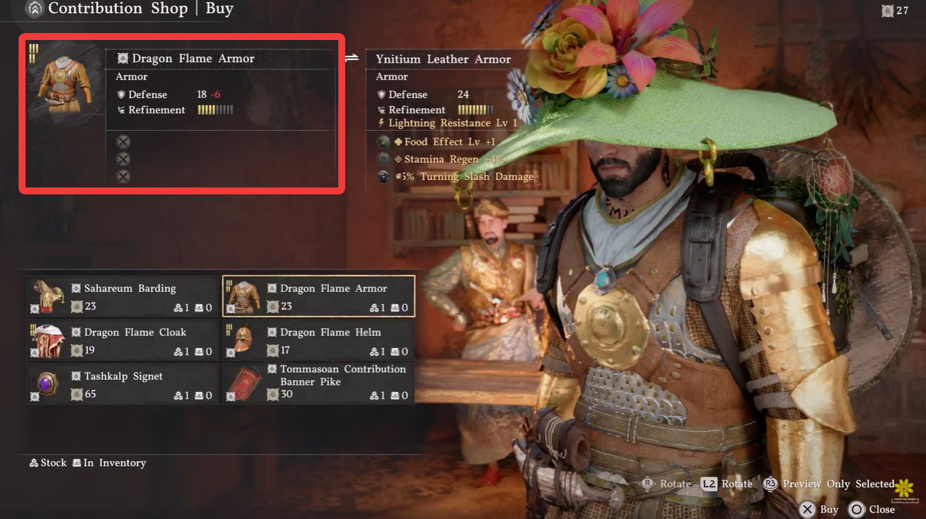 Dragon Flame Set Crimson Desert  Location and Stats: Armor, Helm, and Cloak Details