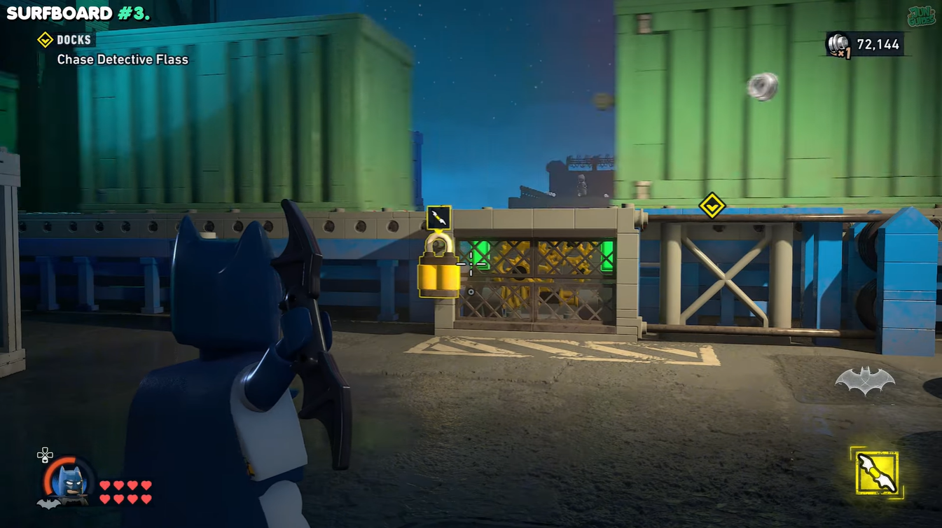 All Surfboards locations in LEGO Batman Legacy of the Dark Knight