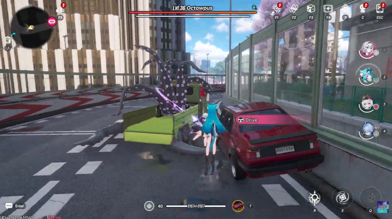 Neverness to Everness: Ghost Boulevard Wild Rally Octowpus Boss Location and Rewards Explained