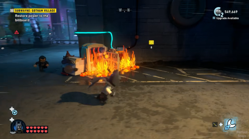 LEGO Batman Legacy of the Dark Knight Unlock Subwayne in Robinson Park in Gotham Village