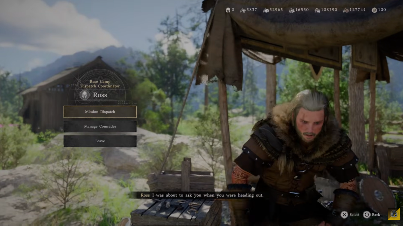 Player speaking to the Dispatch Coordinator NPC in Greymane to unlock pond construction