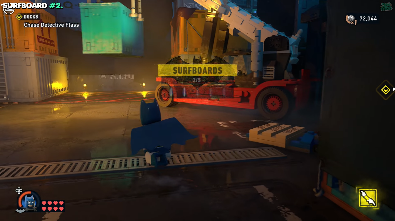 All Surfboards locations in LEGO Batman Legacy of the Dark Knight