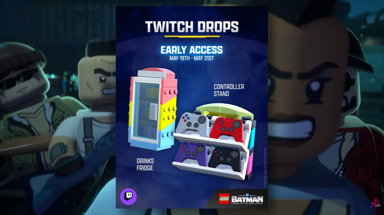 Twitch Drops Dates, Rewards, and How to Unlock Them - LEGO Batman Legacy of the Dark Knight