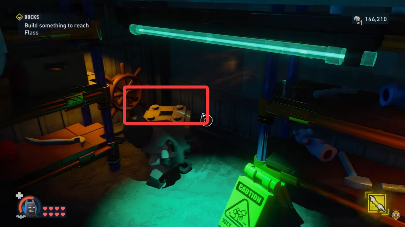 New Beginnings Red Brick Location and Unlock in LEGO Batman: Legacy of the Dark Knight