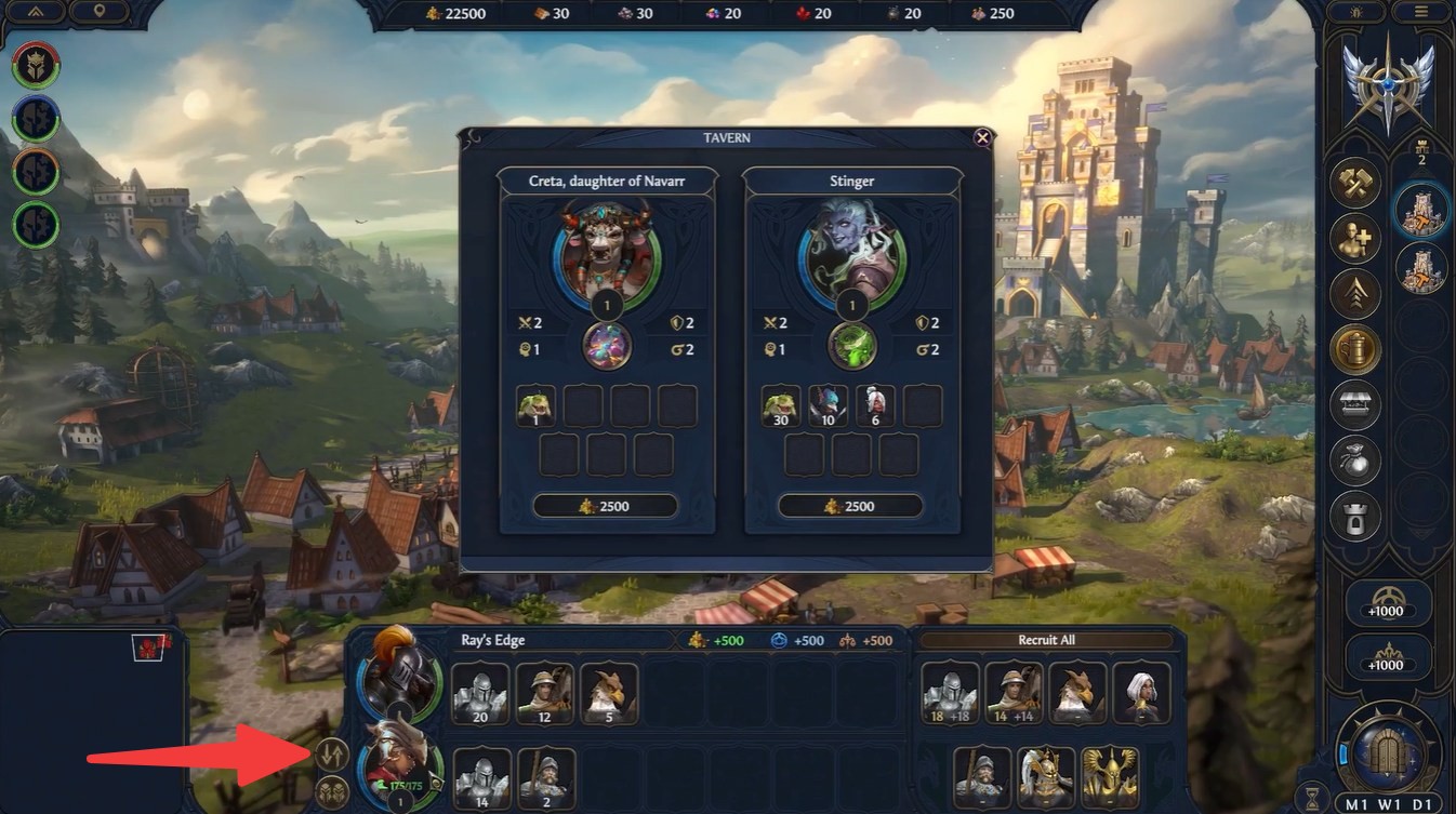 How to Hire Heroes Fast in Heroes of Might and Magic: Olden Era - Troubleshooting Taverns
