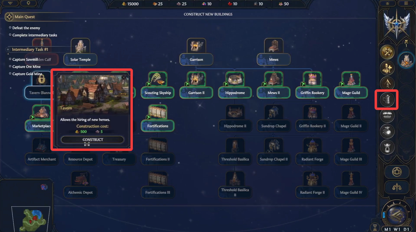 How to Hire Heroes Fast in Heroes of Might and Magic: Olden Era - Troubleshooting Taverns