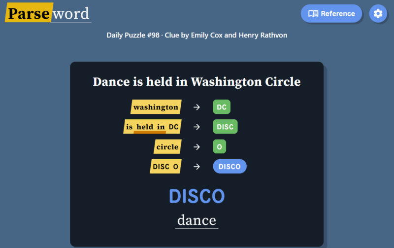 Parseword Hints and Solutions Today: May 07, 2026