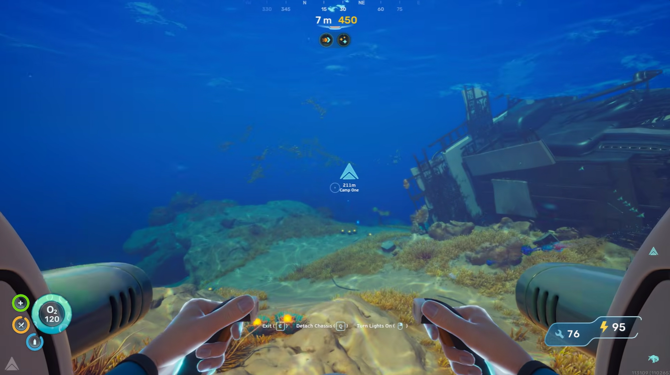 Subnautica 2 Camp One Puzzle Solution: Hidden Entrance, Tuba, and Red Button Location