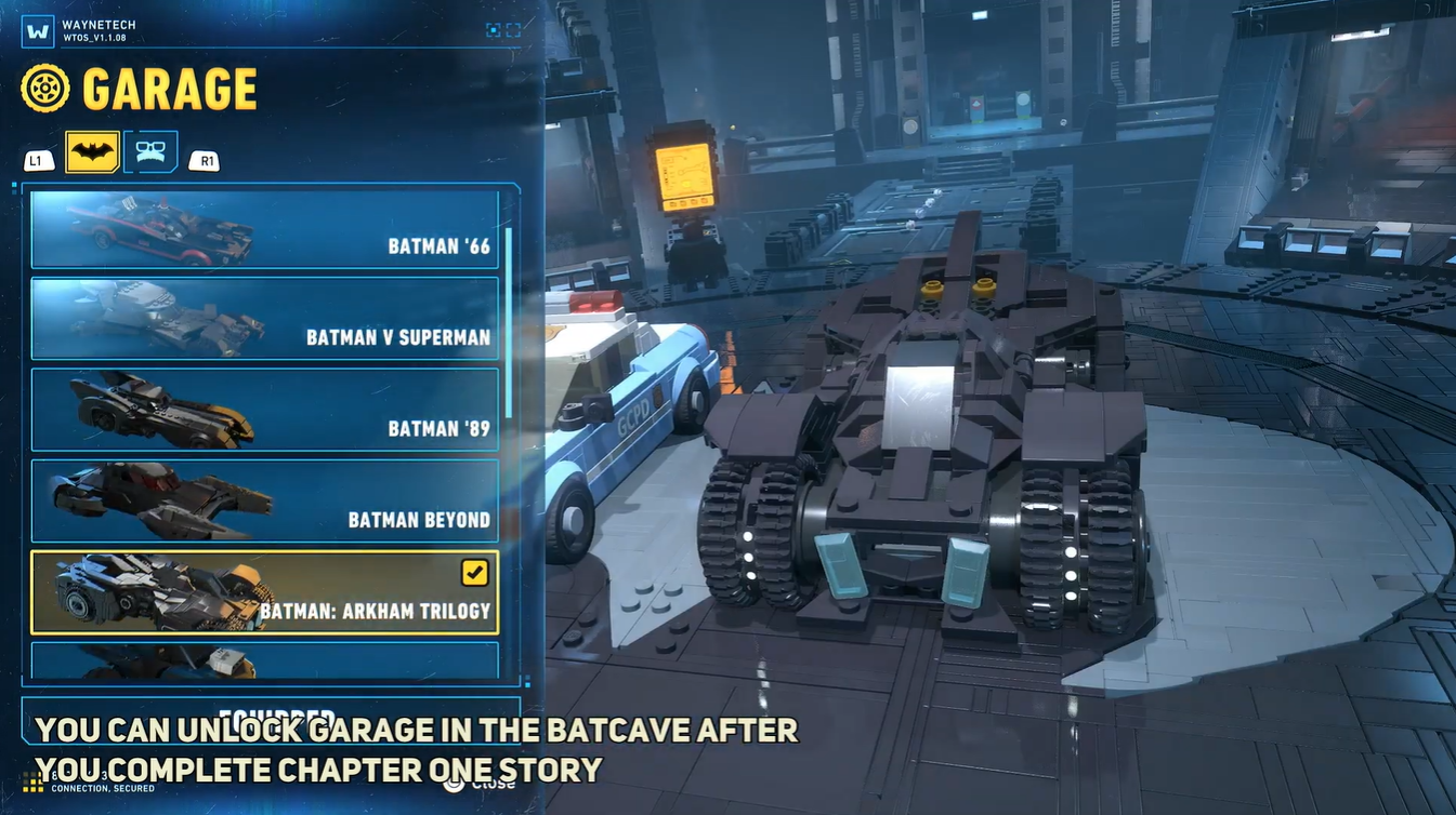 How to Unlock the Vehicle Garage in LEGO Batman Legacy of the Dark Knight