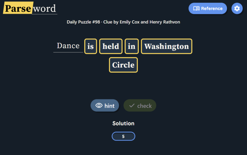 Parseword Hints and Solutions Today: May 07, 2026