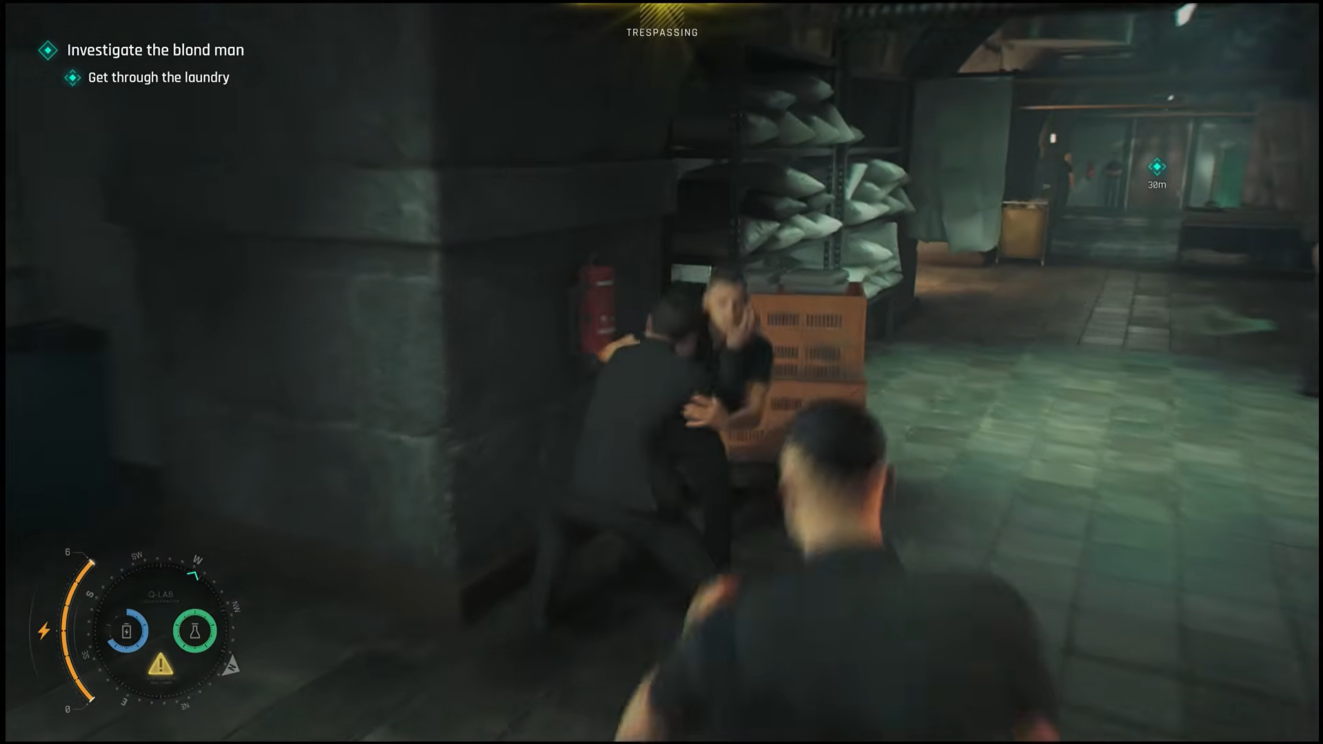 Bond smashing the head of the enemy into the fire extinguisher in 007 first light