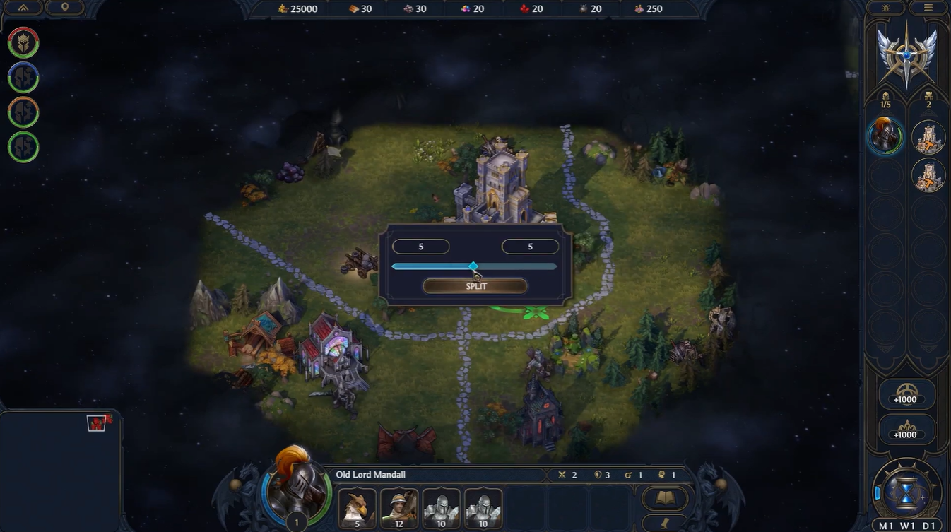 How to Split Unit Stacks in Heroes of Might and Magic Olden Era - All Splits Explained