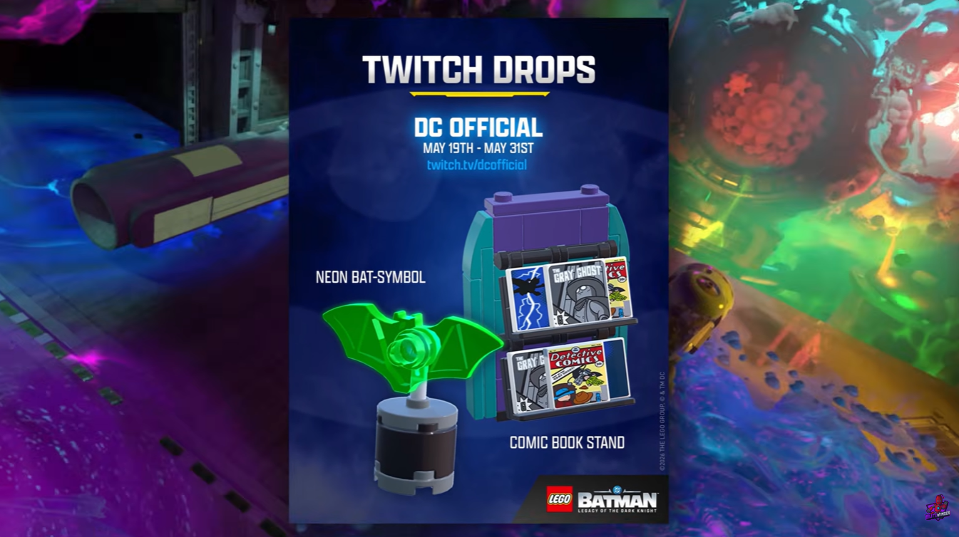 Twitch Drops Dates, Rewards, and How to Unlock Them - LEGO Batman Legacy of the Dark Knight