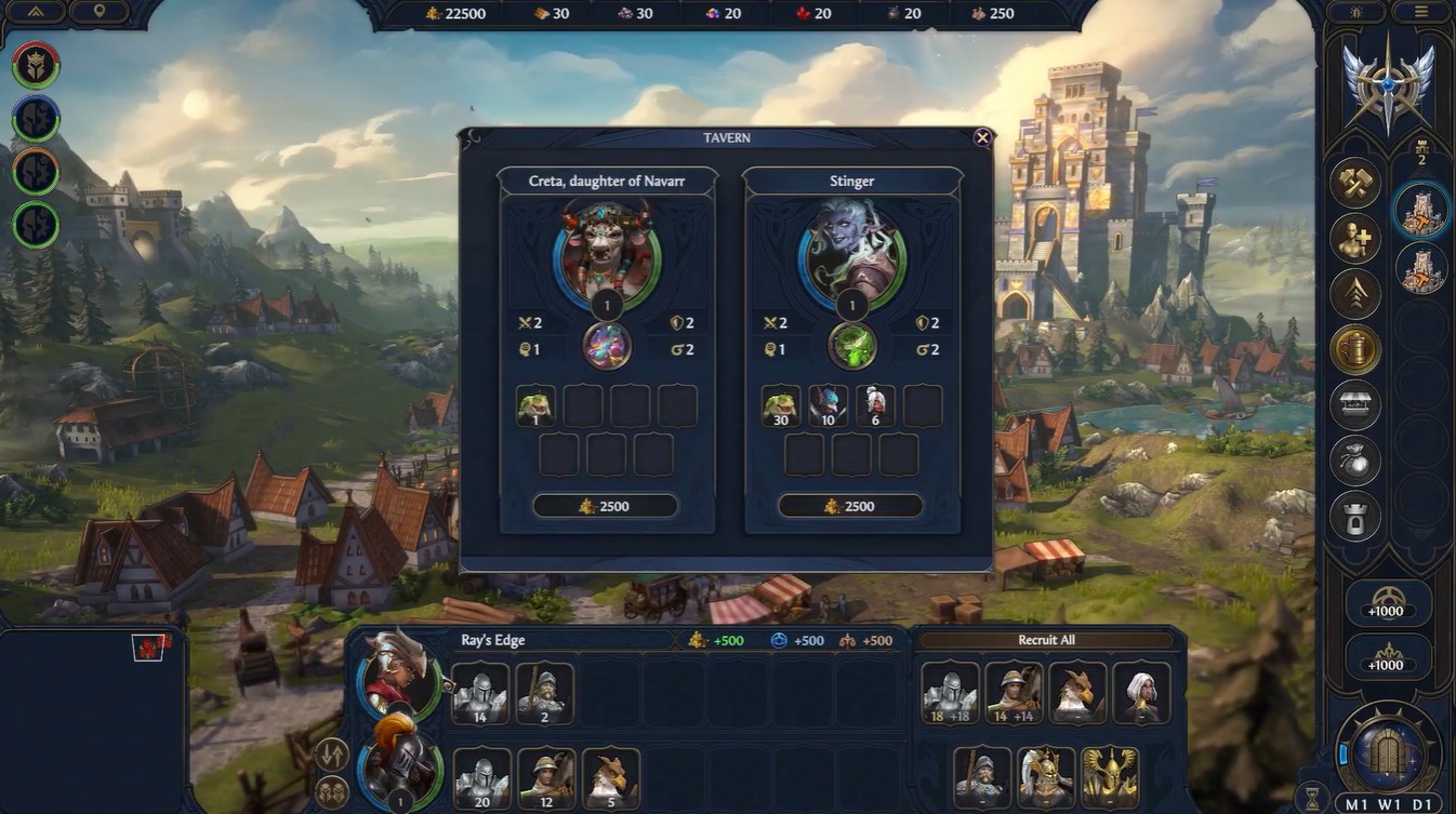 How to Hire Heroes Fast in Heroes of Might and Magic: Olden Era - Troubleshooting Taverns