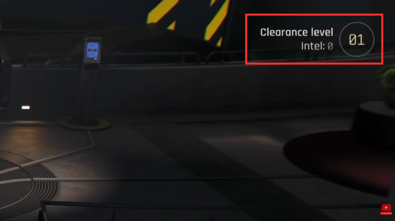 Clearance Level in 007 First Light