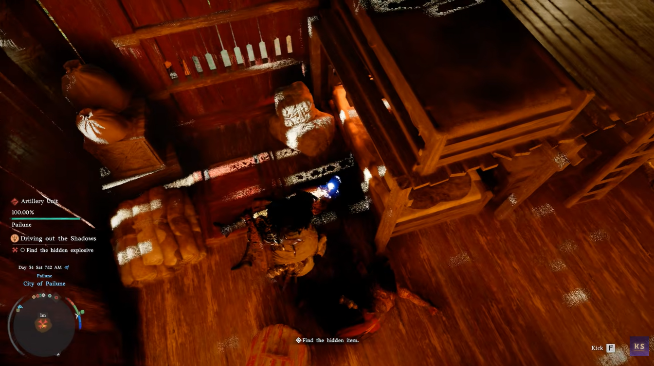 Displacing Corpse from the area in Driving out the Shadows quest in Crimson Desert