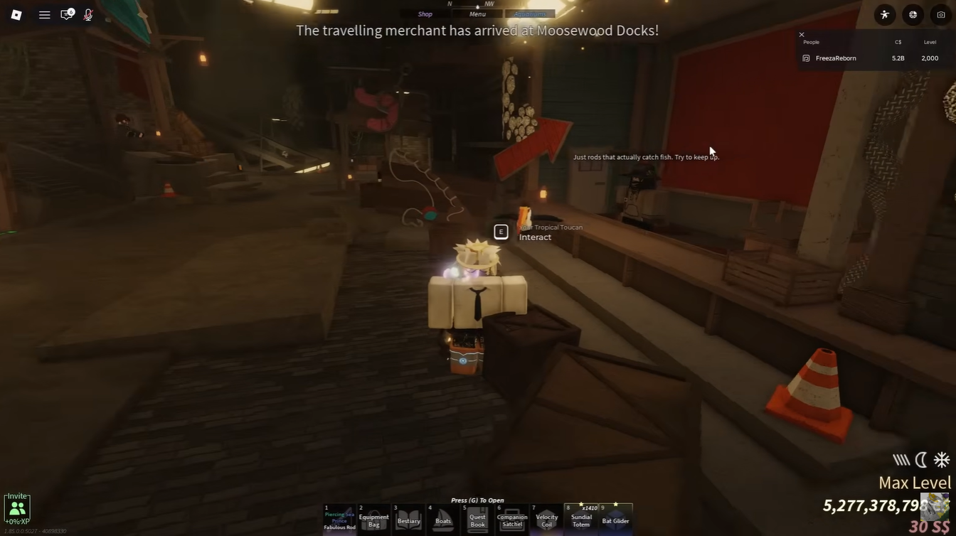 Finding Rod Dealer in Shady Bazaar in Fisch Roblox