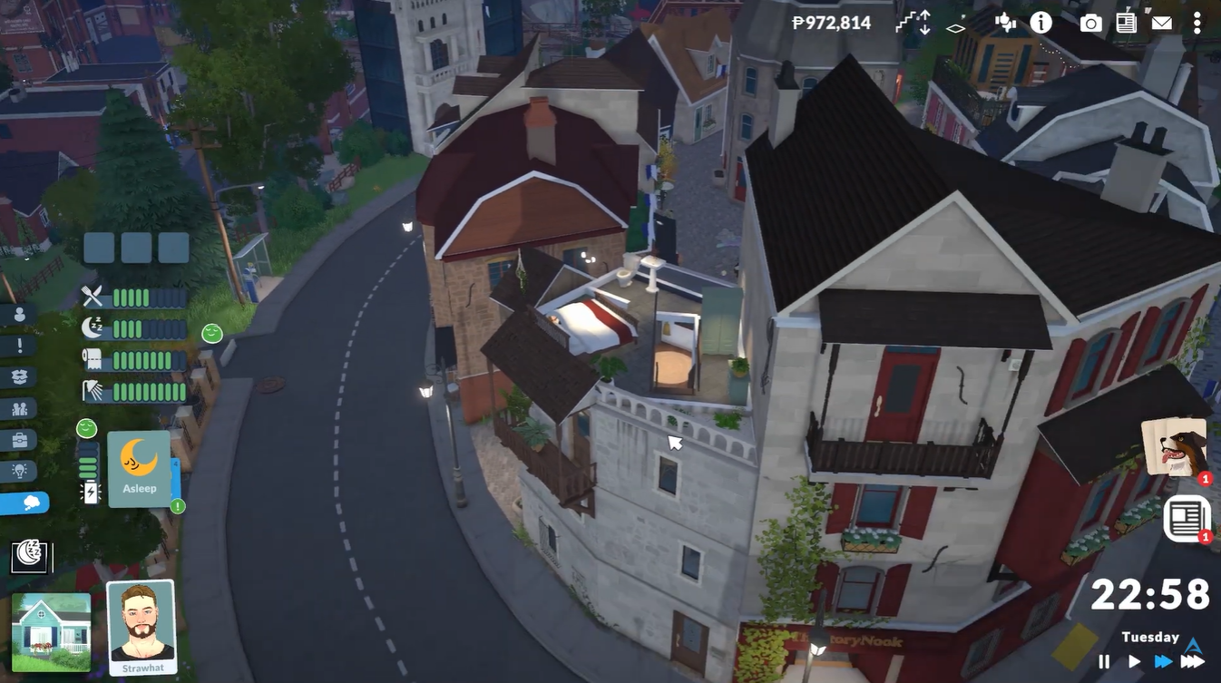 Load into Paralives game to sell your house