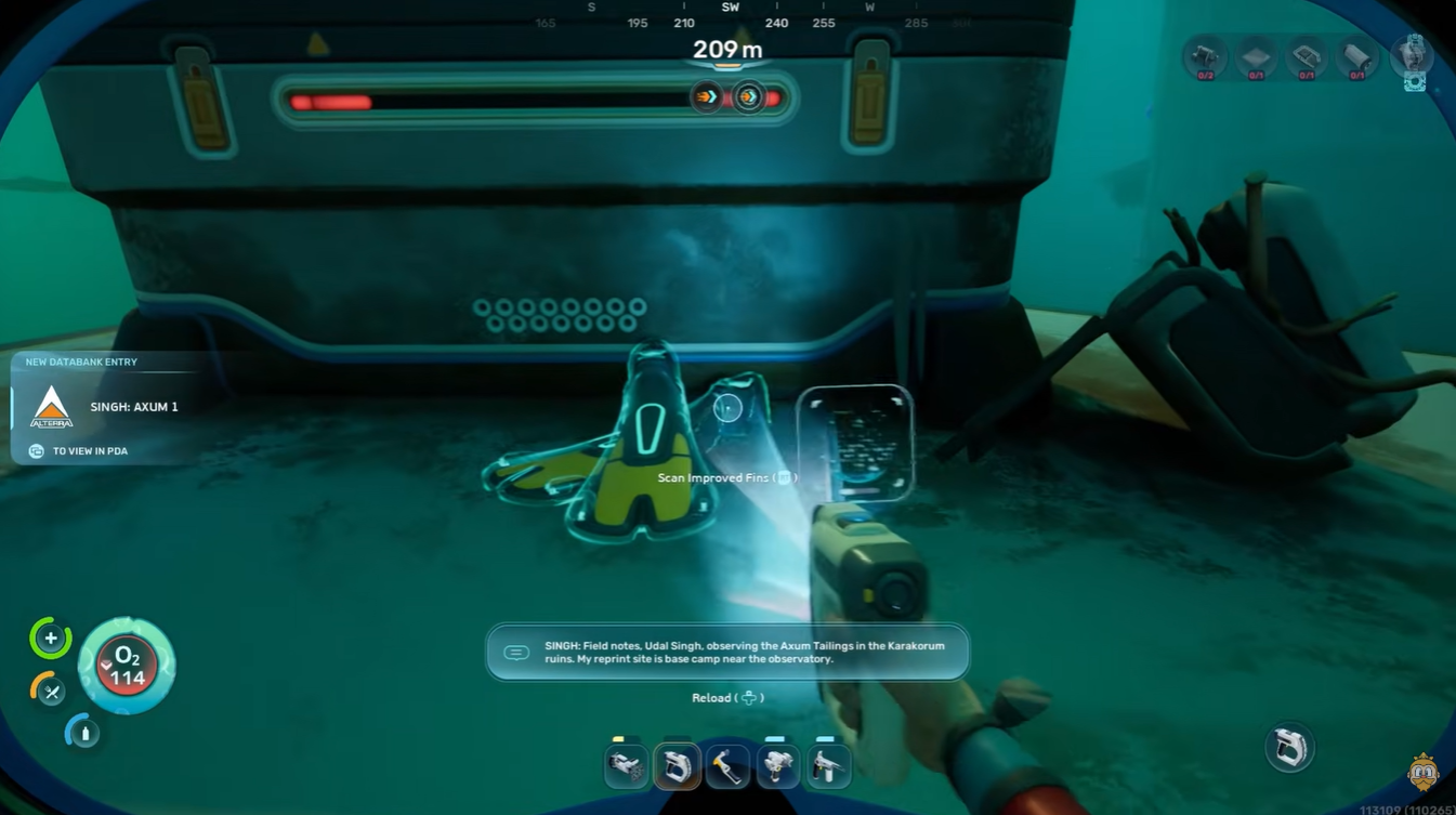 Subnautica 2 Improved Fins Blueprint Location: Where to Find All Improved Fins Fragments