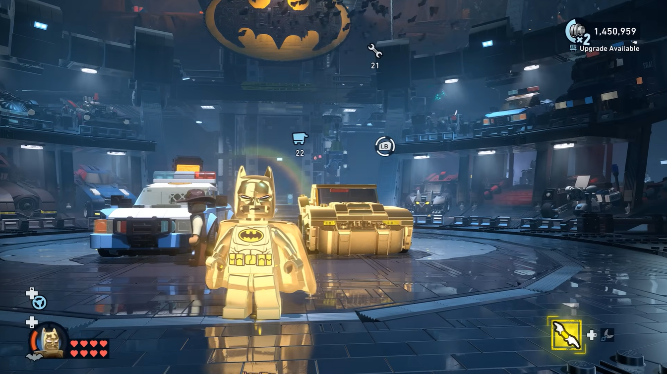 All Suits and Vehicles in LEGO Batman Legacy Of The Dark Knight